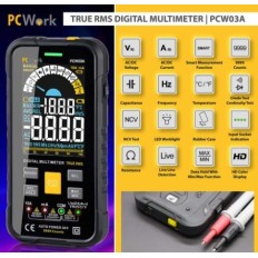PCW03A MULTIMETRE DIGITAL TRMS 9999 PTS, CALIBRE AUTO, FREQ,, %, CAP