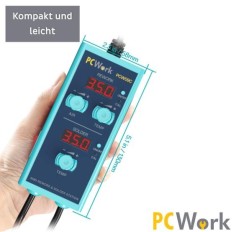 PCW09C STATION DE SOUDAGE 90W 180-480 ET  AIR CHAUD 560W DE 100-500°C