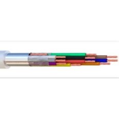 10F.BL CABLE ALARME 10X(10X0.15MM)+MASSE -BLANC