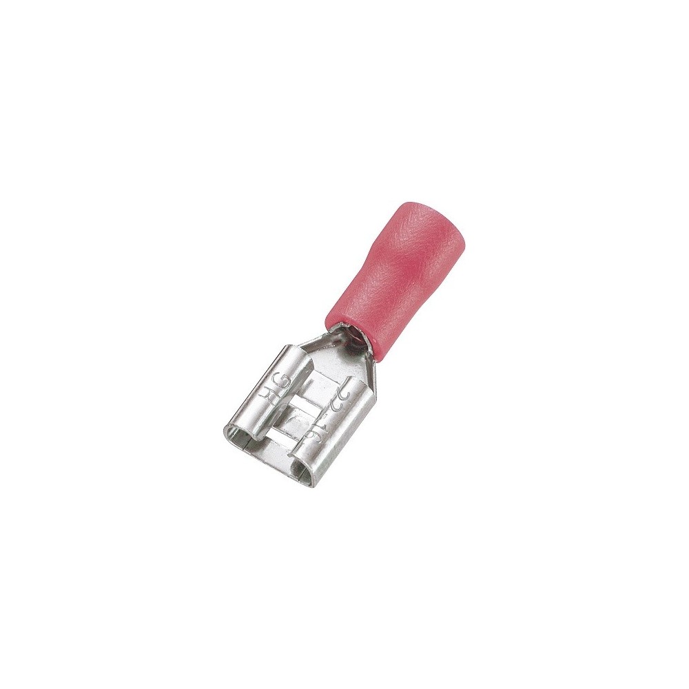 COSSE FICHE FEMELLE FDD1.25-250 (ROUGE)