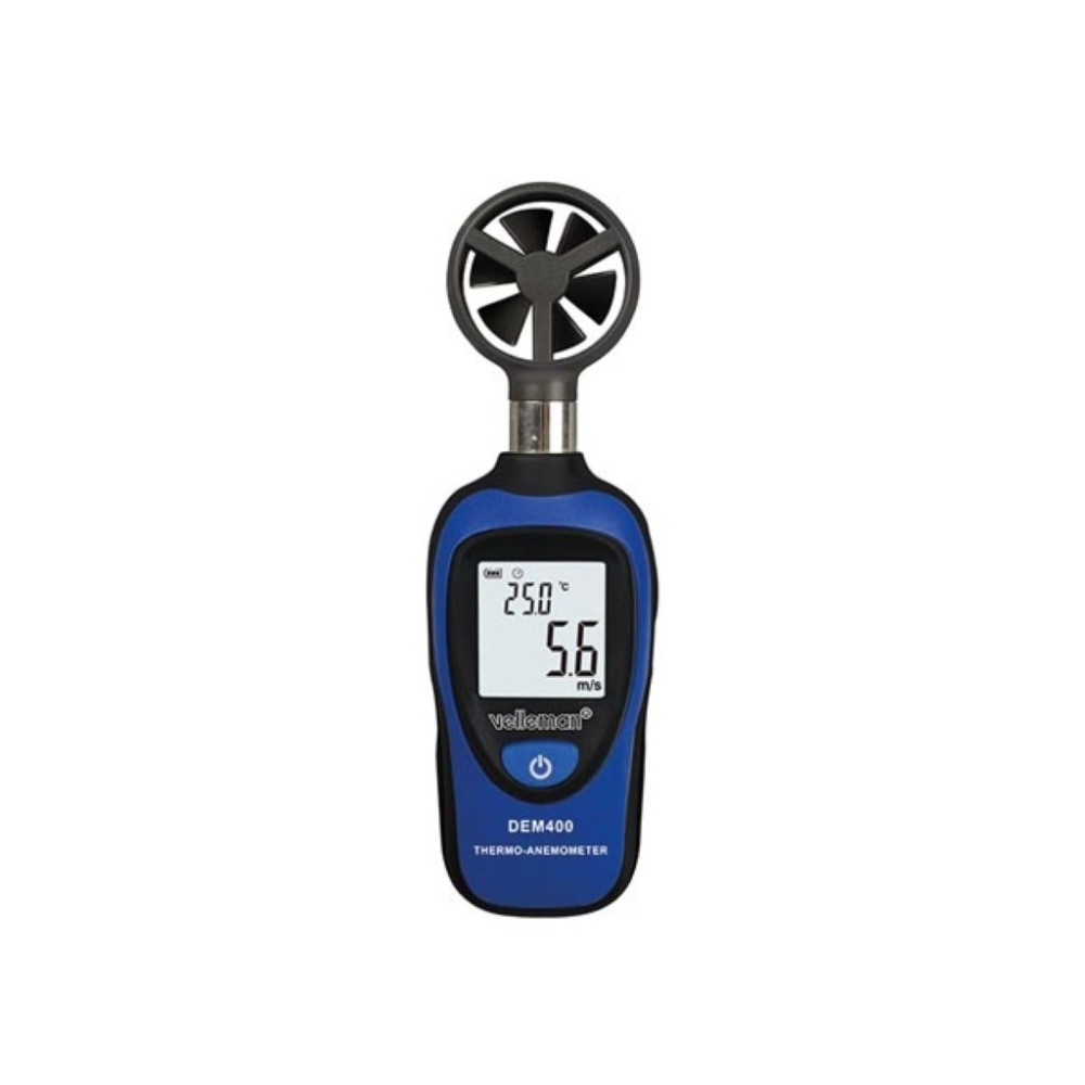 VEL DEM400 ANEMOMETRE DIGITAL A HELICE AVEC THERMOMETRE
