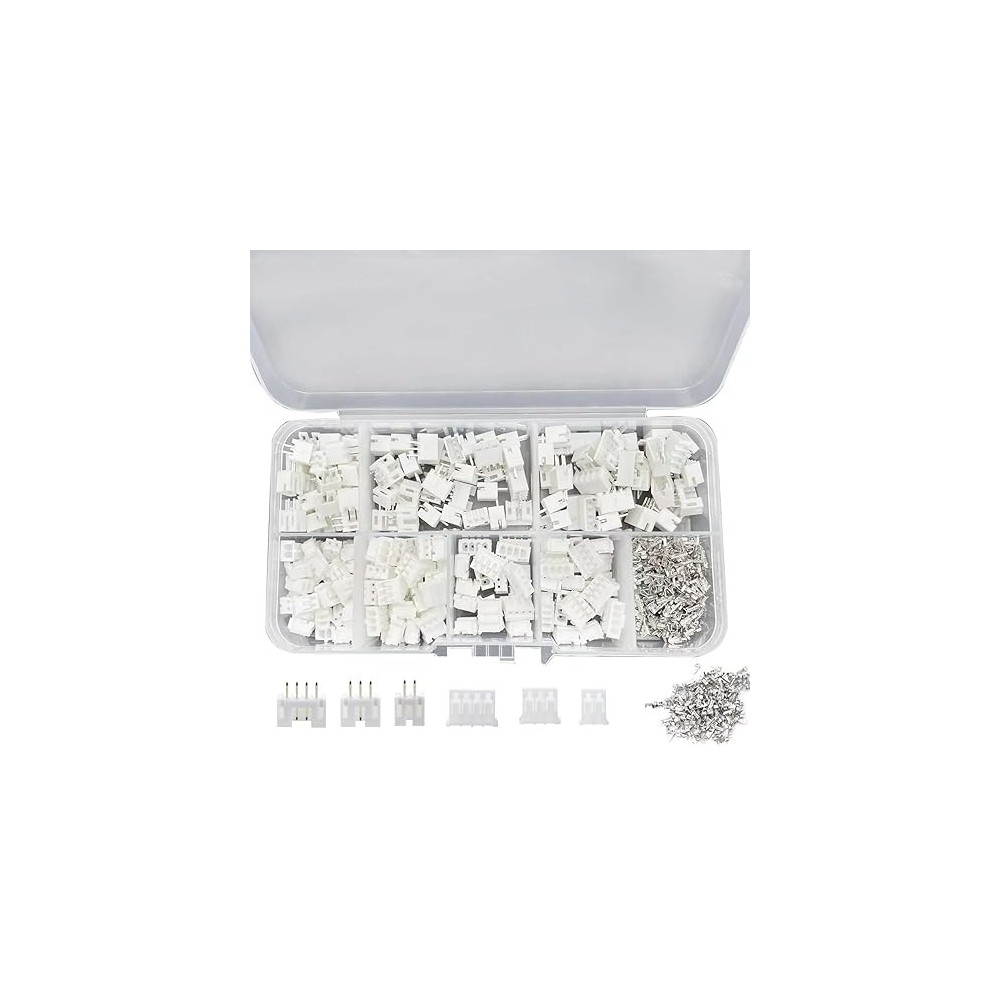 ACC287 KIT CONNECTEUR XH, 2P 3P 4P 5 BROCHES, 2.54MM