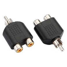 K32605 ADAPTATEUR RCA MALE 2 RCA FEMELLES