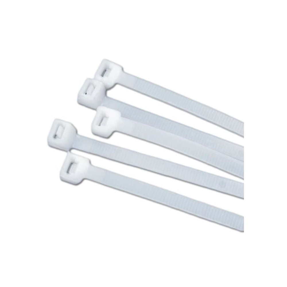 SERRE CABLE 7.5 X 350MM BLANC