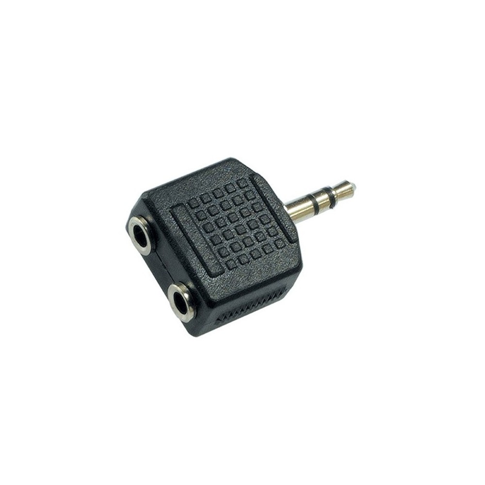 AJS2JS35 ADAPTATEUR JACK 3,5MM MALE ST 2 JACK 3.5MM FEM ST