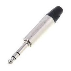 J263CA FICHE 6.35MM MALE STEREO METAL