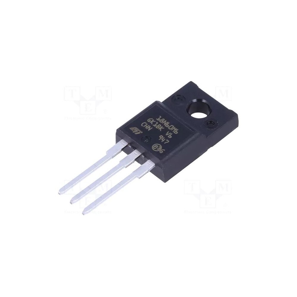 TRANSISTOR STF18N60M6 N MOSFET 8.2A 600V 25W TO220FP