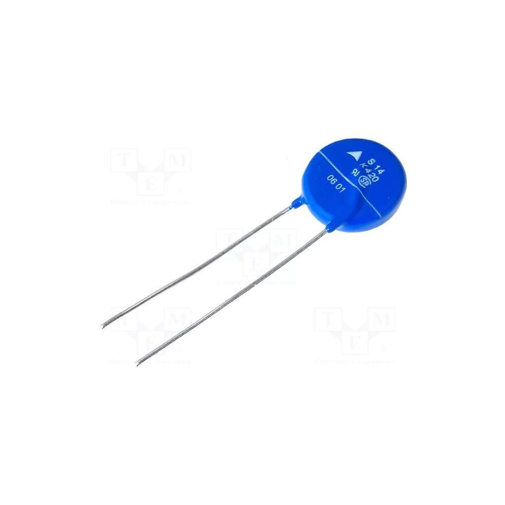 S14K420 VARISTANCE 420VAC 560VDC 6,5KA 148J ,6W 14MM