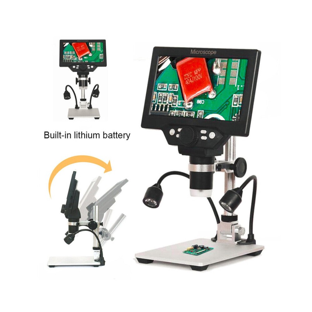 G1200 MICROSCOPE NUMERIQUE 12 MP ECRAN LCD 1-1200X
