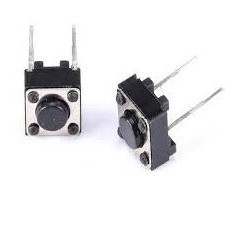 JL-2418 SWITCH INTERRUPTEUR 2 PATTES A SOUDER (6*6*4.3MM)