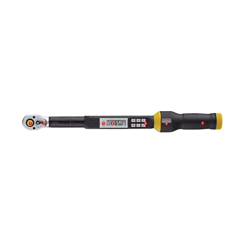 PROXXON 23338 CLES DYNAMOMETRIQUES ELECTRONIQUES 1/2" DE 20 - 200 NM