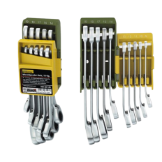 PROXXON 23126 JEU DE CLE MIXTE A CLIQUET EN SUPPORT A FERMOIR 8-19mm