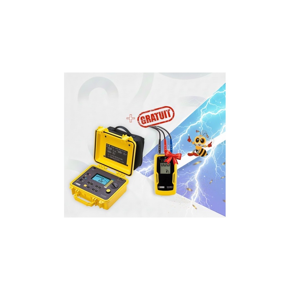 CHAUVIN_ARNOUX CA6543 MEGOHMETRE 50-100-250-500-1000V DAR/PI RS232