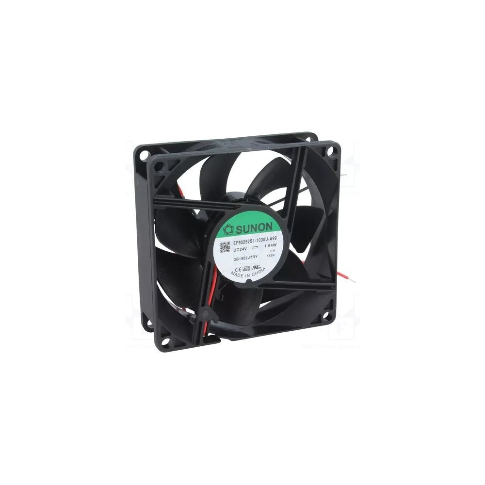 VENTILATEUR 24V 80X80X25 SP802524H 2FIL