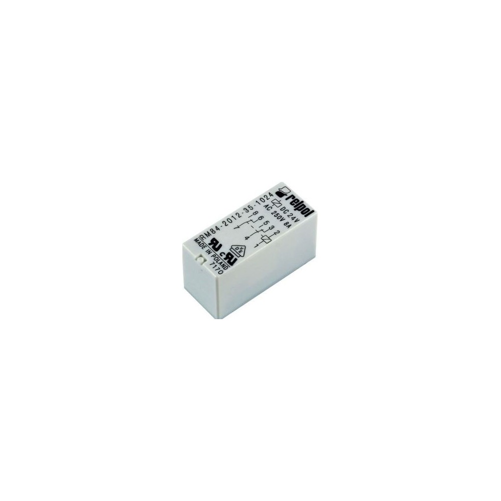 RELAIS 2RT-8A/24V 2CONTACTS 8BR RM84-2012-35-1024