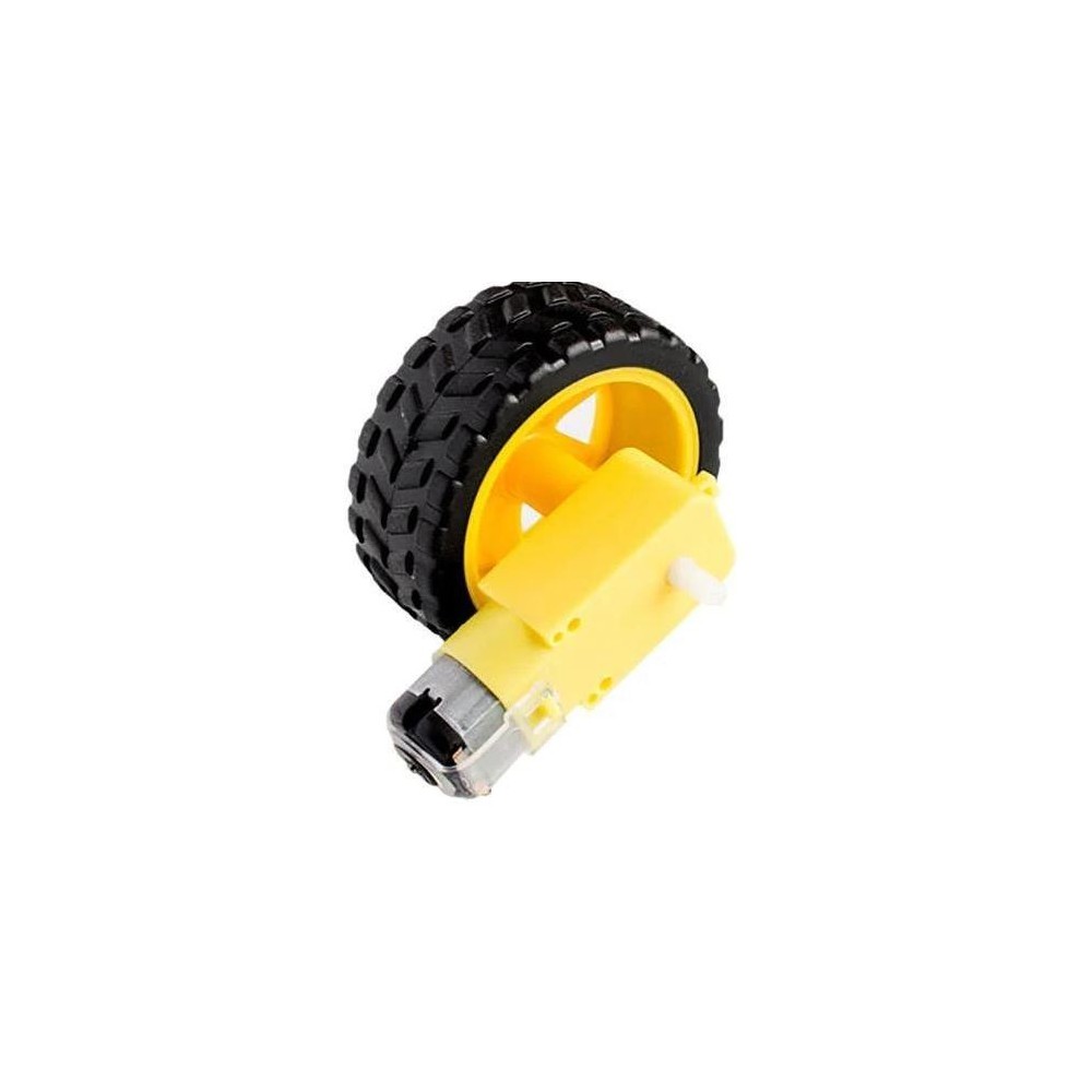 ROUE + MOTEUR 3/6V DC