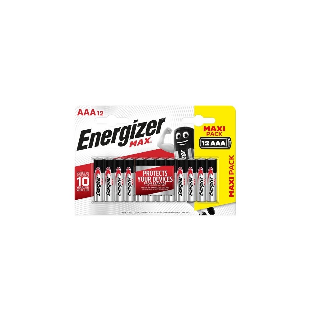 PILE ENERGIZER ALKALINE E92 BP12 LR03