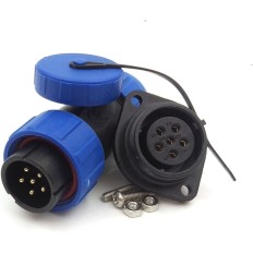 SP21-6P CONNECTEUR ETANCHE IP68 SP21-6P M+F