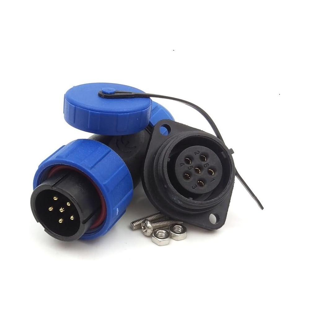 SP21-6P CONNECTEUR ETANCHE IP68 SP21-6P M+F