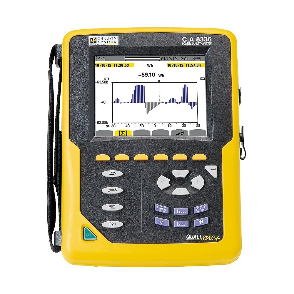 CHAUVIN_ARNOUX CA8336 ANALYSEUR DE PUISSANCE + 04 CAPTEURS MA193
