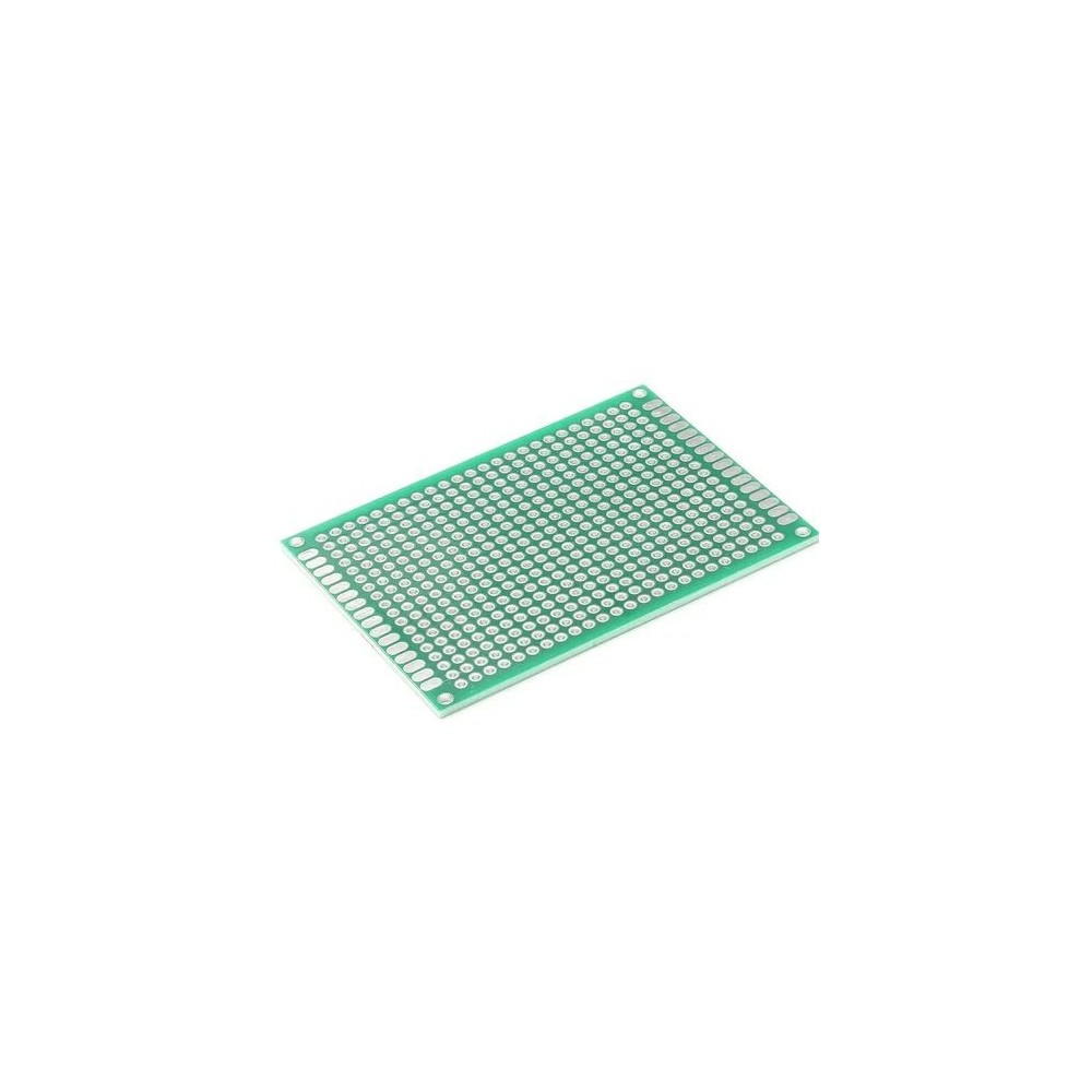 ACC141 PLAQUE PERFOREE 5X7 CM VERTE DOUBLE FACE