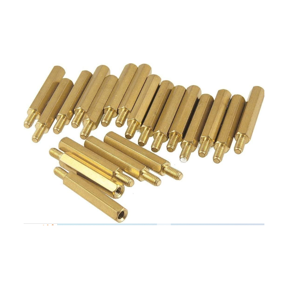 ACC103 ENTRETOISE METALLIQUE BRONZE M3*20+6MM MF