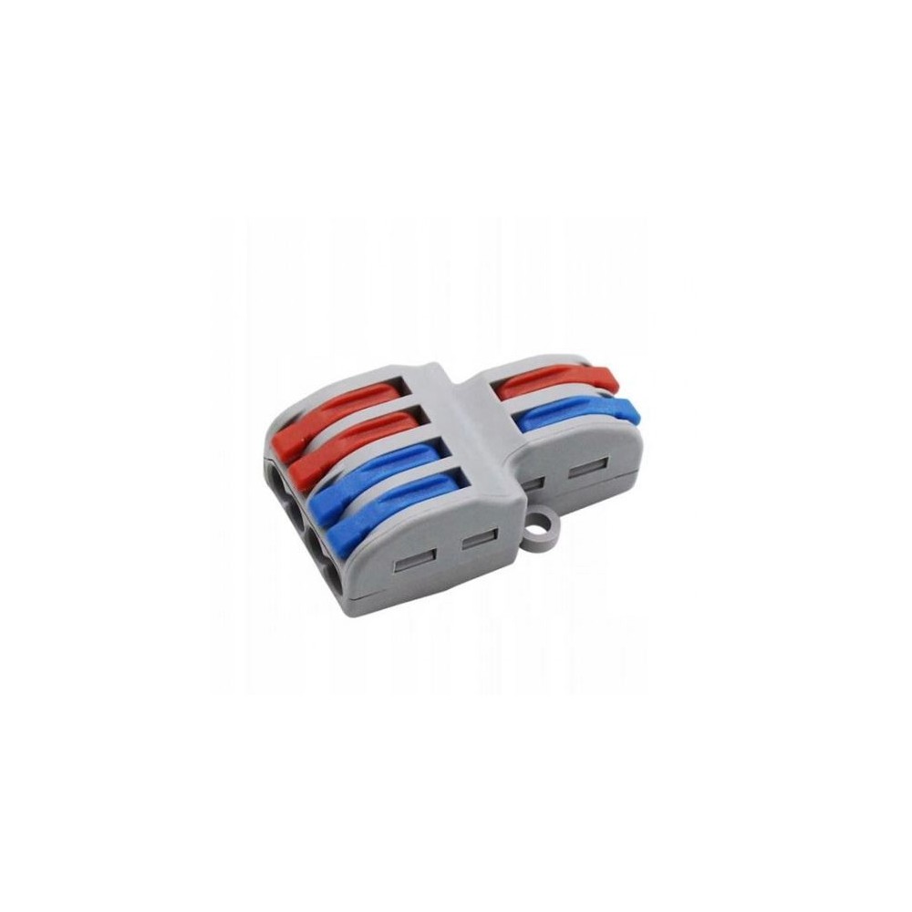 BORNE DE CONNEXION RAPIDE DE TYPE STATIONNAIRE 4 FILS VERS 2 FILS