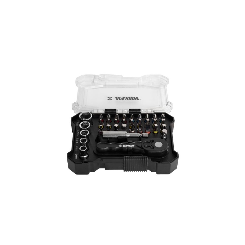 UNIOR 640121 JEU D'EMBOUTS 35 PIECES