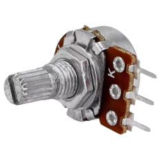 POTENTIOMETRE SIMPLE 100K METALLIQUE