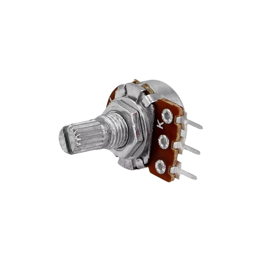 POTENTIOMETRE SIMPLE 100K METALLIQUE