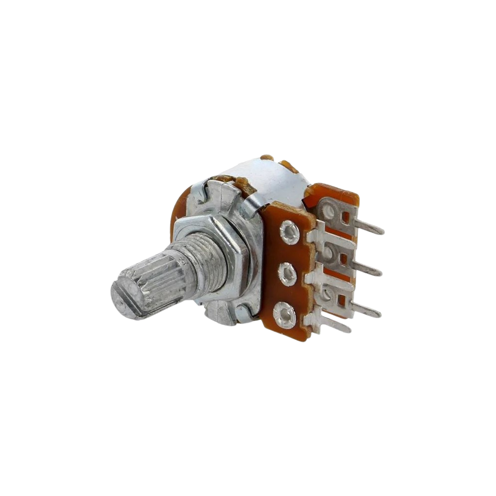 POTENTIOMETRE DOUBLE 10K METALLIQUE