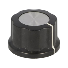 BOUTON POTENTIOMETRE PLASTIQUE G26-S AXES 6.35MM DIAMETRE 24X16