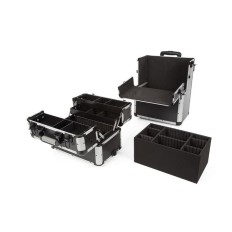 VEL 1827-CJ VALISE TROLLEY ALUMINIUM 370X270X670 Noire