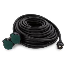 VEL EGEC25220 RALLONGE 20M AVEC 2 PRISES AVEC TERRE
