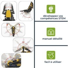 VEL KSR10 BRAS ROBOTIQUE AVEC INTERFACE USB (KSR10/USBN)
