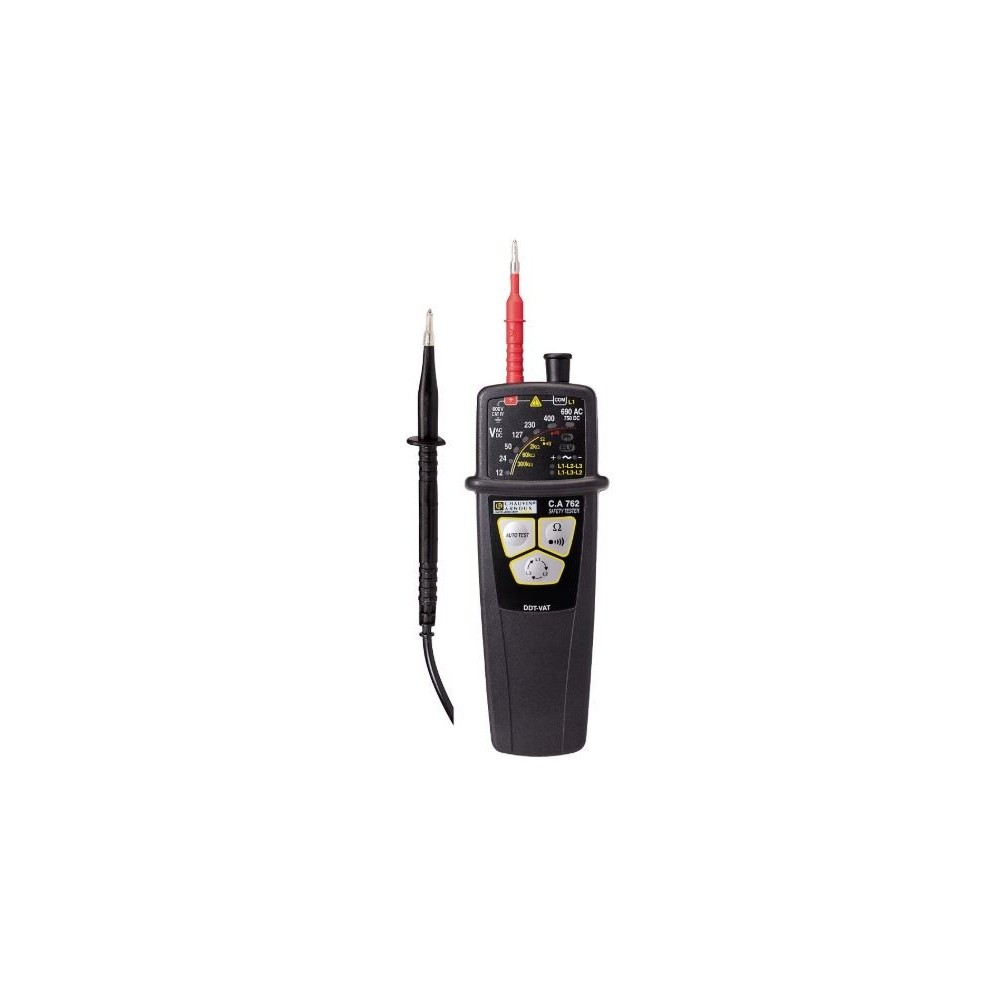 CHAUVIN_ARNOUX CA762 IP2X TESTEUR TENSION DDT/VAT 690VAC ROT PH LED