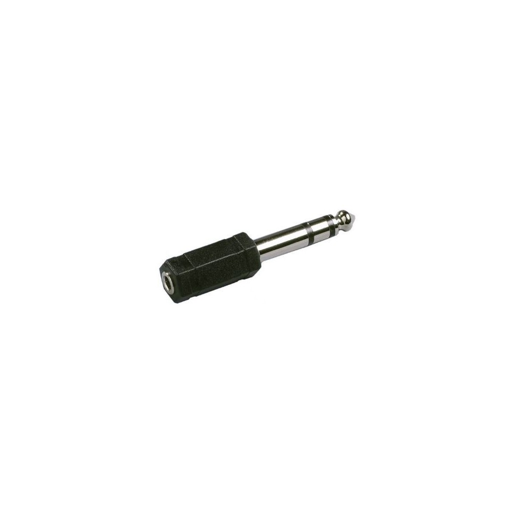 AJMF236 ADAPTATEUR JACK MALE STEREO 3.5MM - JACK FEM STR 6.3MM