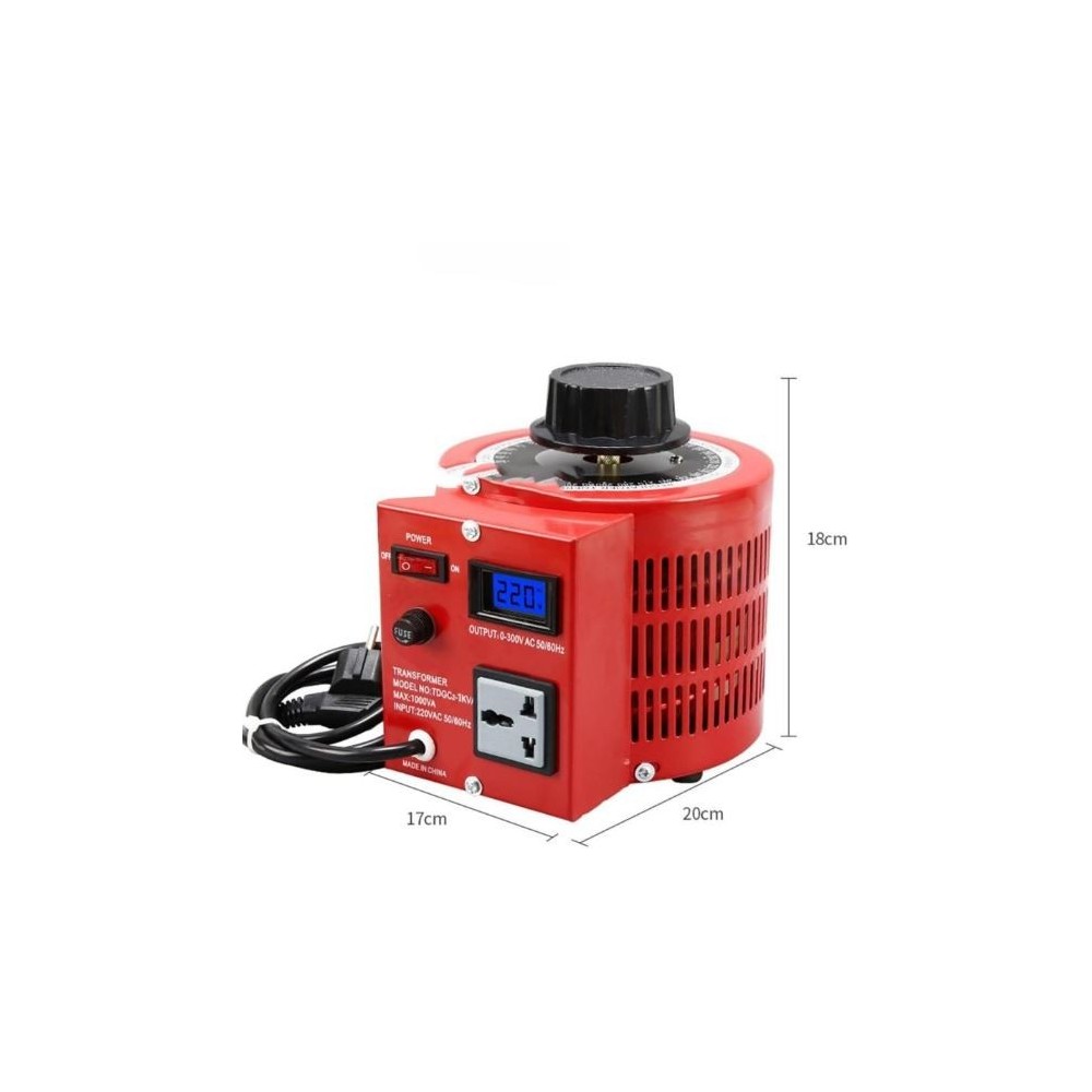 REGULATEUR DE TENSION MONOPHASE A AFFICHAGE NUMERIQUE 1KVA