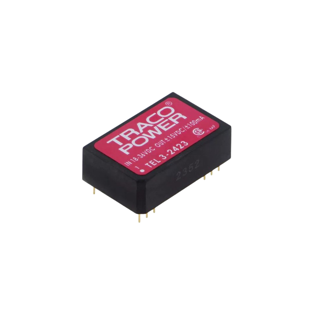 TEL3-2423 CONVERTISSEUR DC DC 18-36V vers 15V 3W DIP24