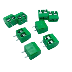 PB001 BORNIER A VIS KF301-2P VERTE DE 5.08MM