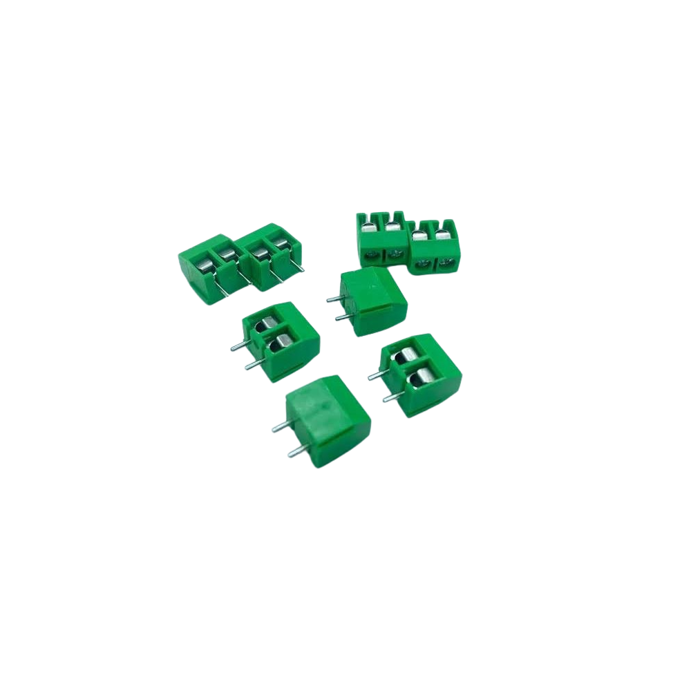 PB001 BORNIER A VIS KF301-2P VERTE DE 5.08MM