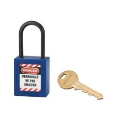 THIRARD 005838BL CADENAS ABS 38MM ANSE INOX HT38 D4MM BLEU EX CERT