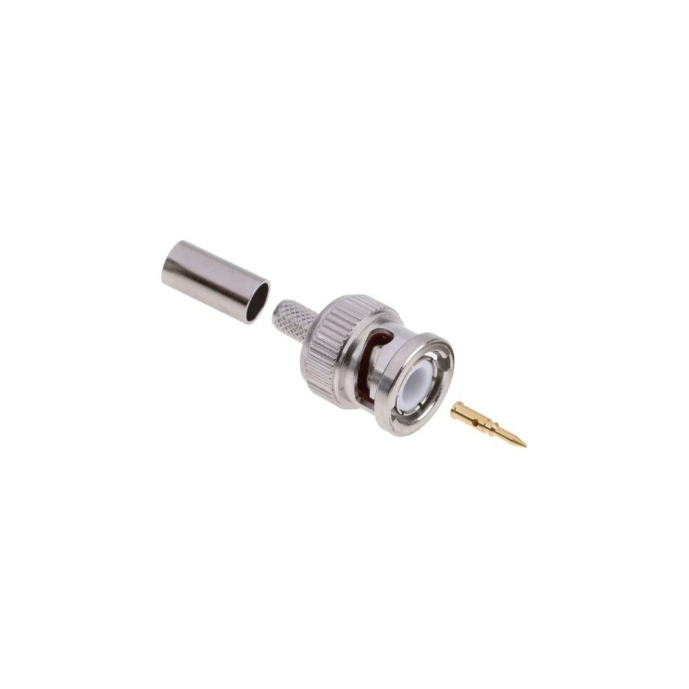 FICHE BNC MALE A SERTIR RG58/U TEFLON