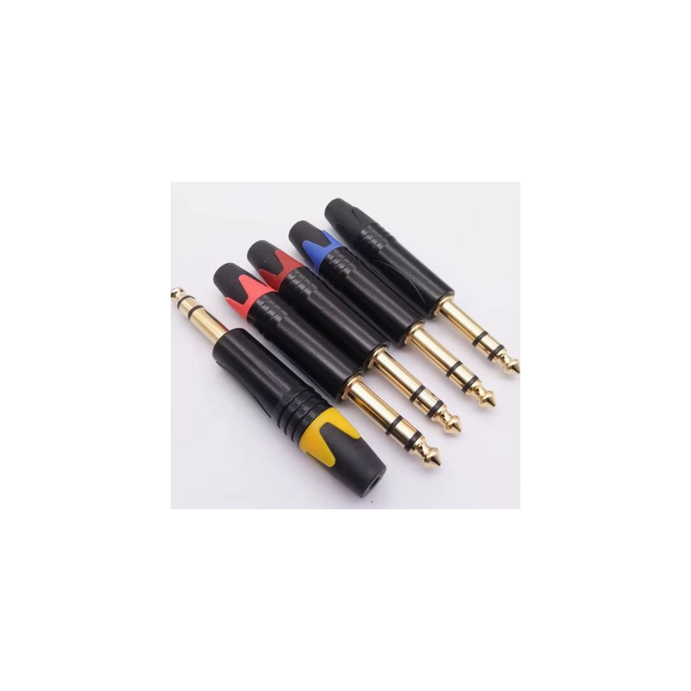 JMS263D JACK MALE METAL 6.3MM STEREO DORE