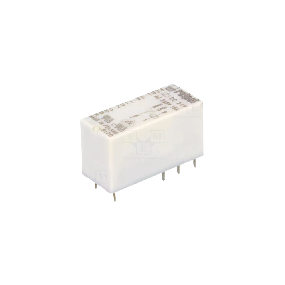 RELAIS 1RT 24V 16A/250VAC 8 BROCHES RECTANGULAIRE