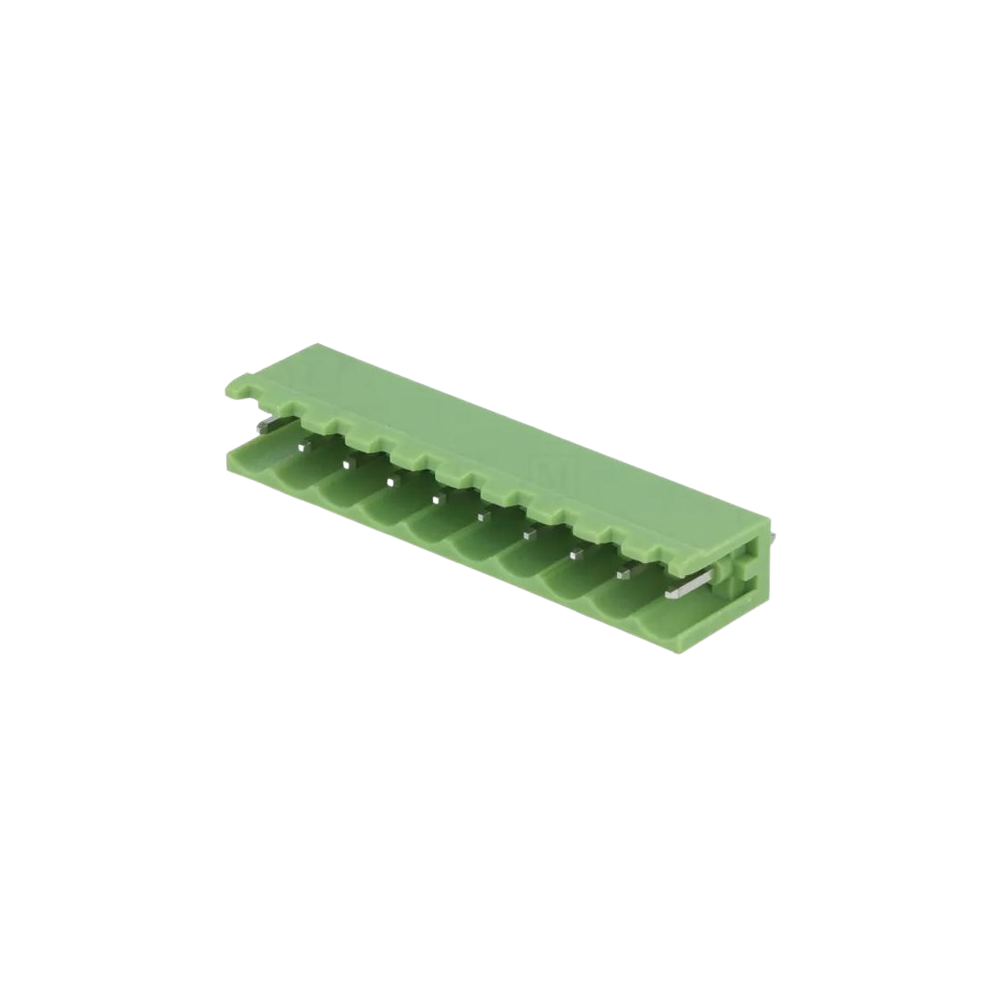 CONNECTEUR BARRETTE DE PRESSION 10 CONTACTS 5,08mm MALE