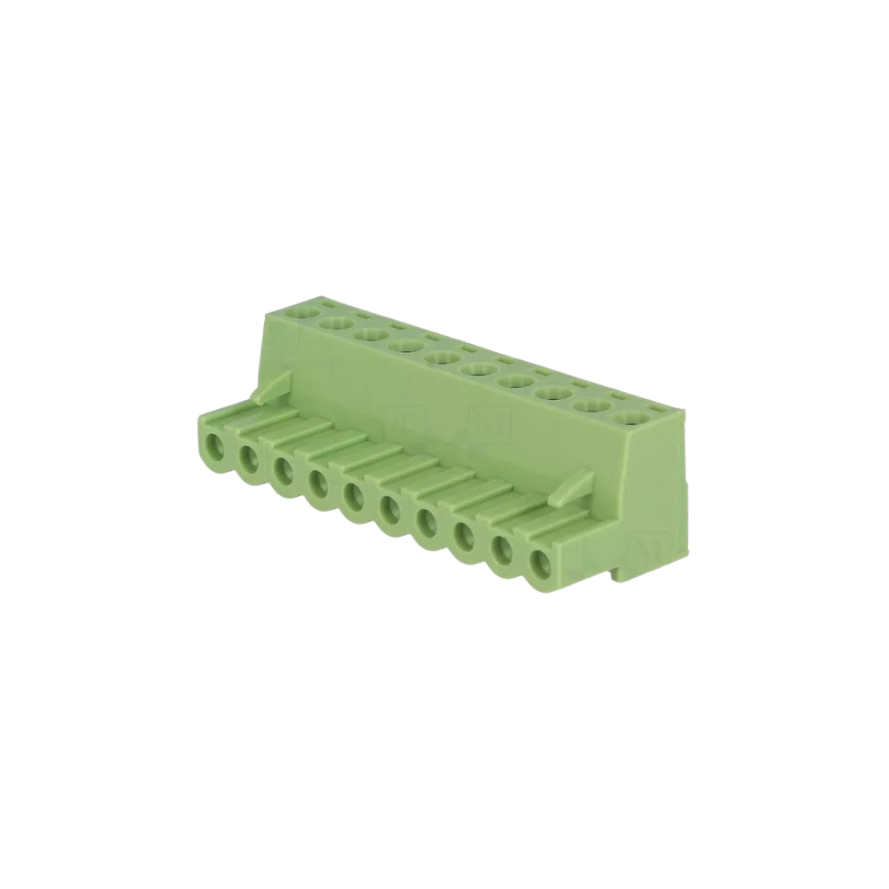 CONNECTEUR BARRETTE DE PRESSION 10 CONTACTS 5,08mm FEMELLE