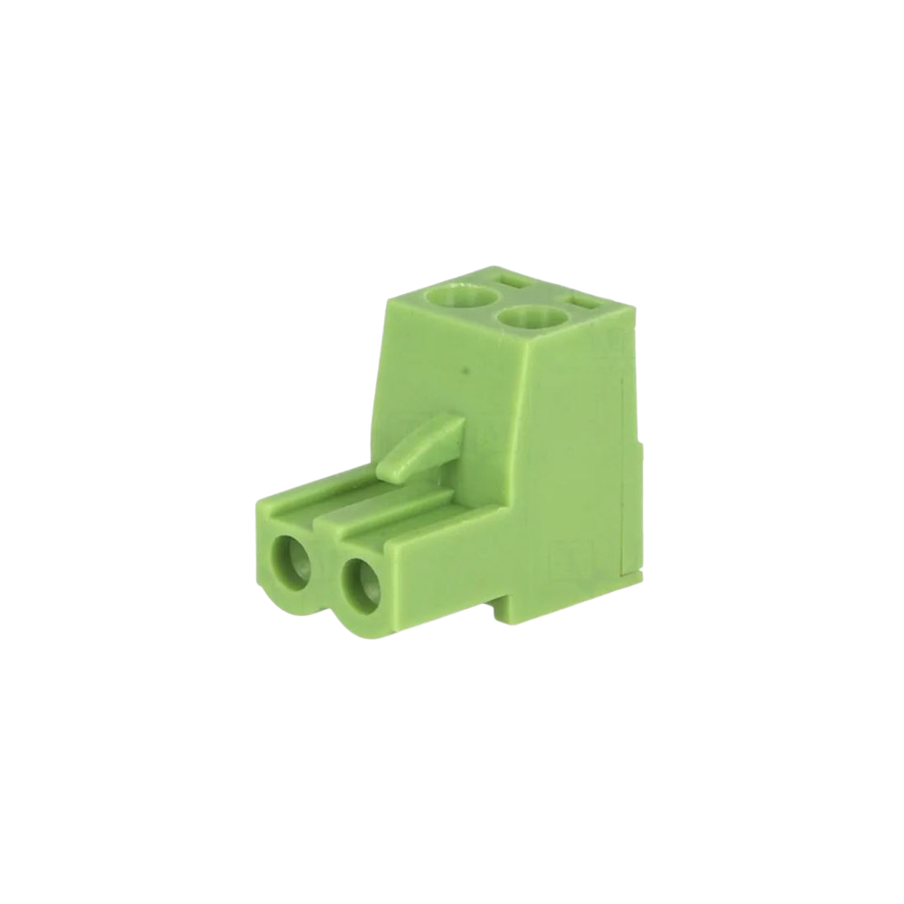 CONNECTEUR BARRETTE DE PRESSION 2 CONTACTS 5,08mm FEMELLE