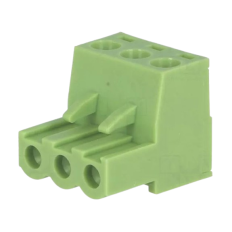 CONNECTEUR BARRETTE DE PRESSION 3 CONTACTS 5,08mm FEMELLE