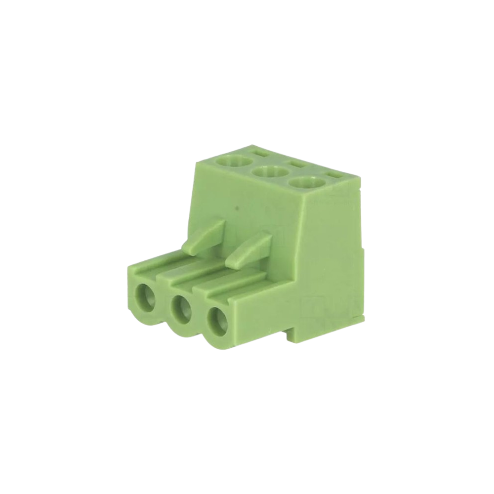 CONNECTEUR BARRETTE DE PRESSION 3 CONTACTS 5,08mm FEMELLE